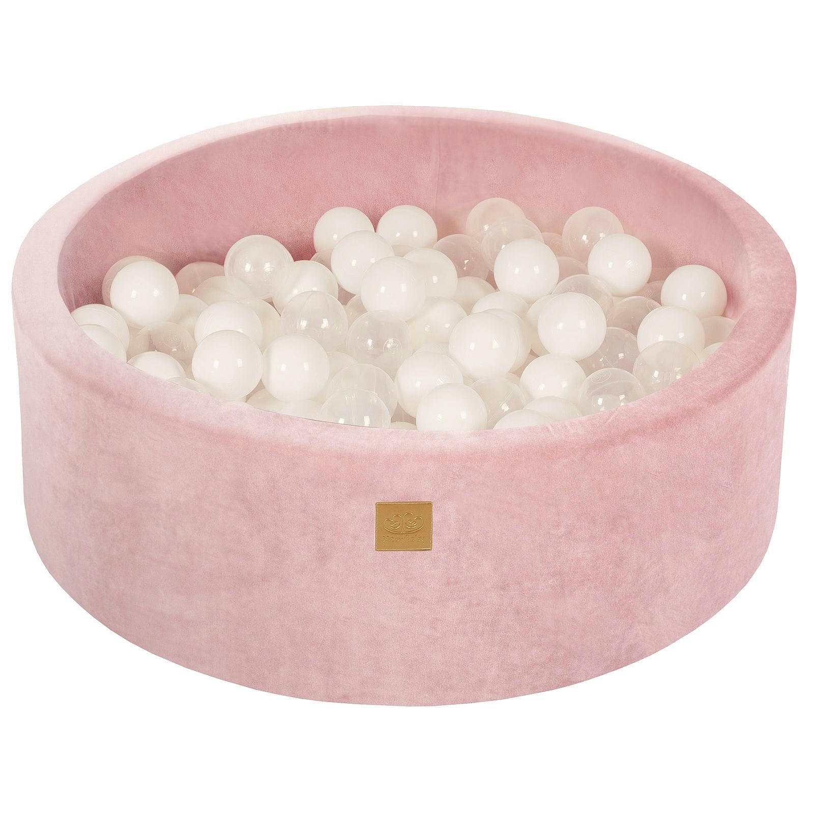 - Piscine sèche ronde 90x30cm pour enfant sans boules Coton Rose clair