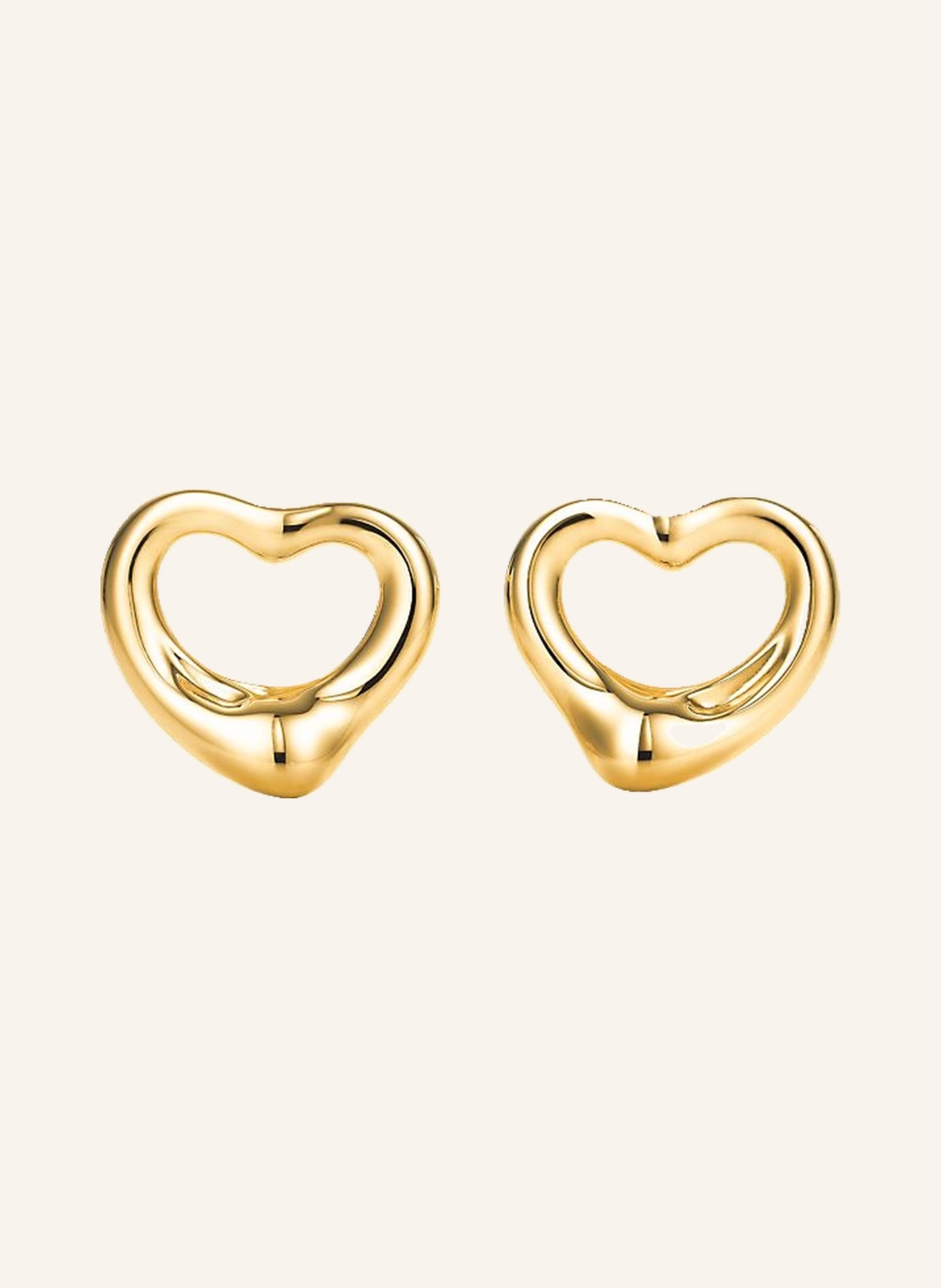 TIFFANY & Co. Ohrstecker ELSA PERETTI® OPEN HEART aus 18 Karat Gelbgold