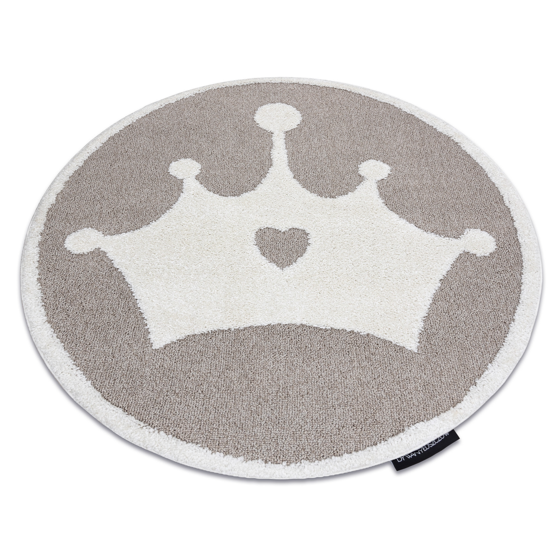 Dywan dziecięcy JOY Koło Crown korona, dla dzieci - koło 120 cm