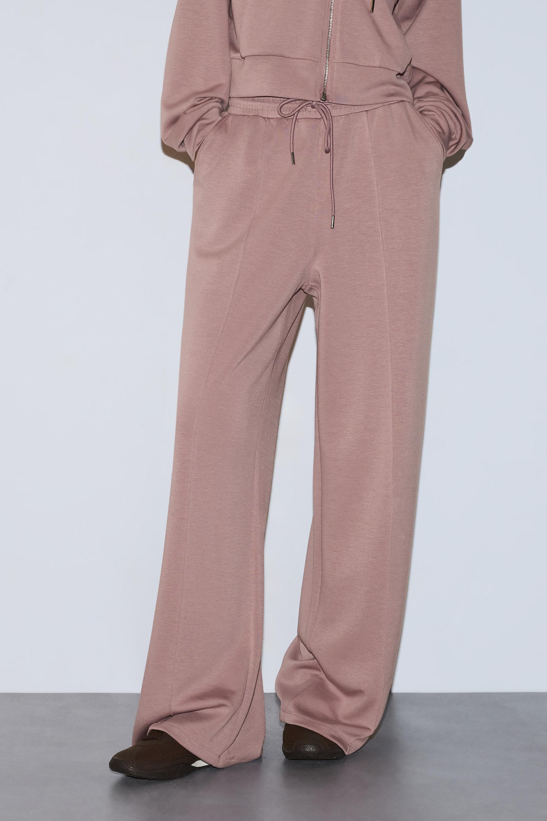 Pantalón felpa fluida