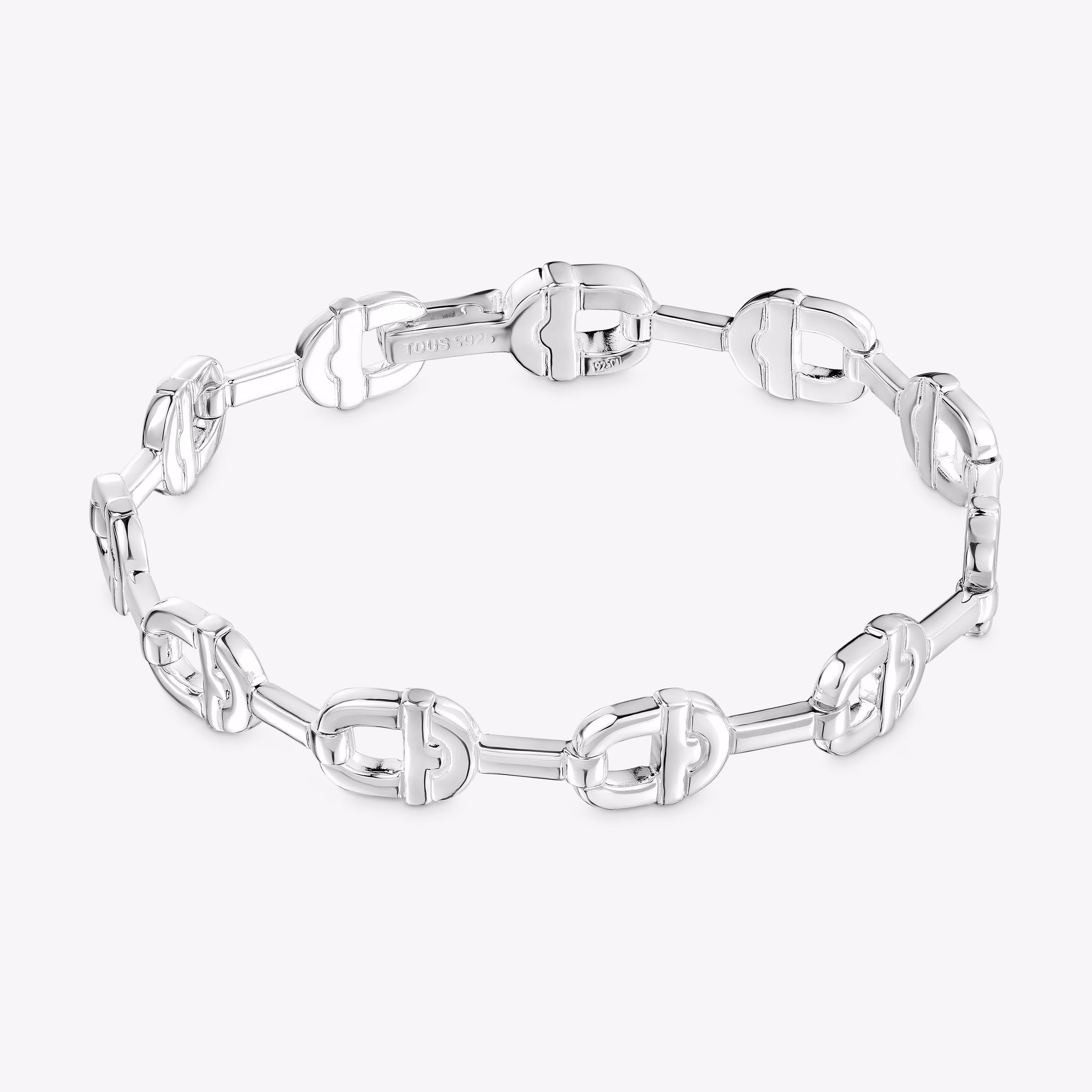 Pulsera cadena logo de plata TOUS MANIFESTO