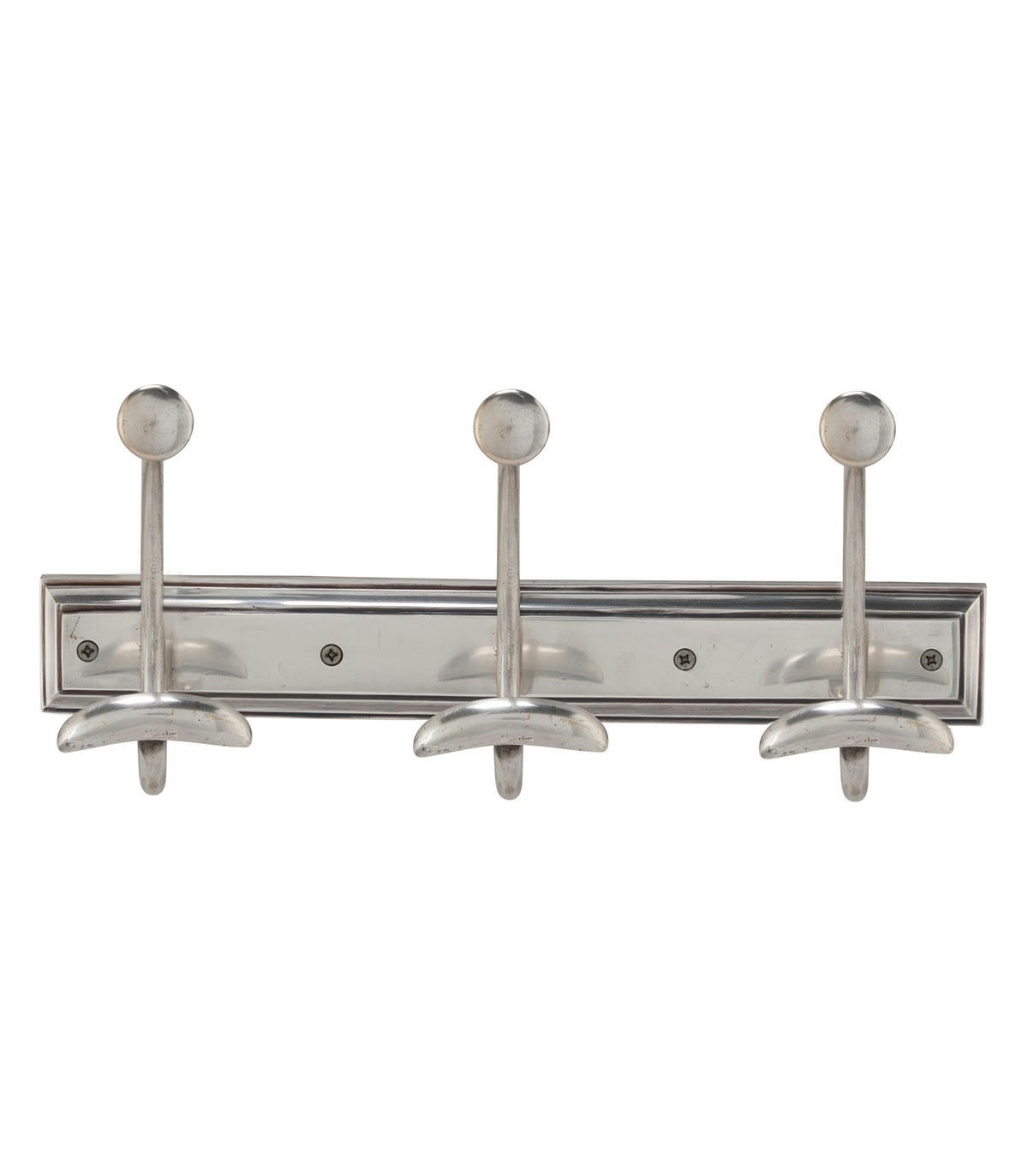 - Porte manteaux mural 3 patères en laiton - Argent