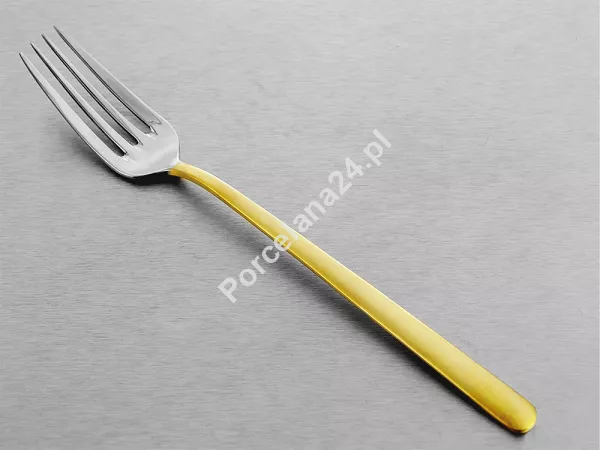 Komplet sztućców 65 cz. na 12 osób Hisar - Bahama Gold Satin (4.0/3.0mm) matowe złoto