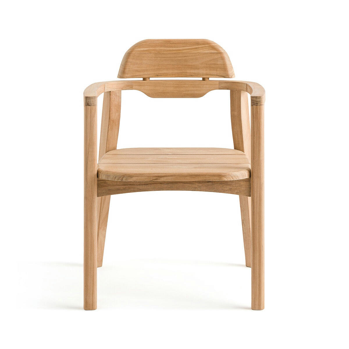Fauteuil de table en teck massif, Cordano