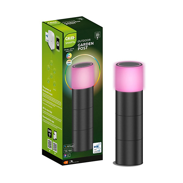 Borne LED extérieur connectée Smart dimmable IP54 RGBW 380lm