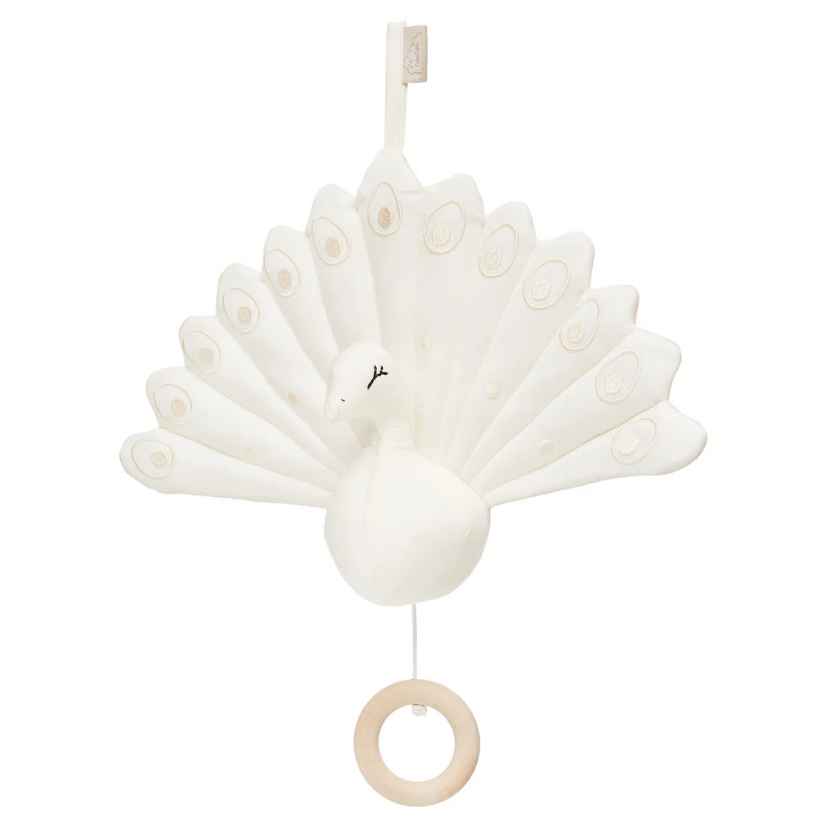 Cam Cam Copenhagen - Pfau Spieluhr, creme white