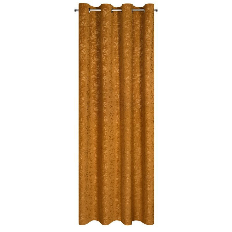 Zasłona z welwetu na przelotkach OCTAVIA 140x250 miodowa