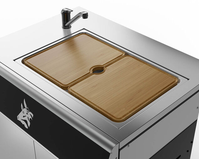 Beefmaster Premium Sink On Deluxe Cart