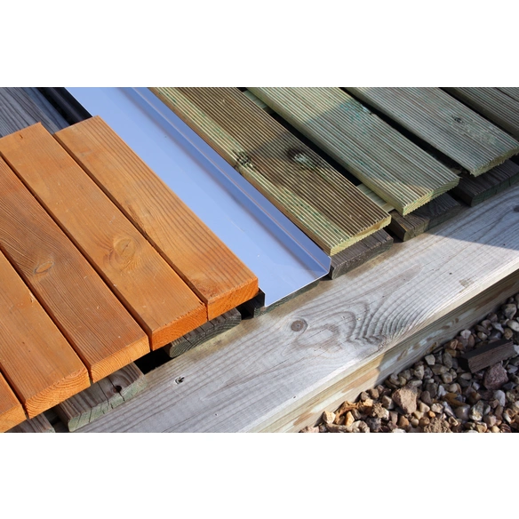 Profilblech »Haus- u. Gartenprofile«, Aluminium, BxHxL: 127 mm x 20 mm x 1000 mm