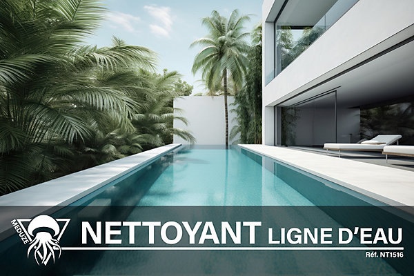 Méduze - Nettoyant ligne d eau piscine 5L - Universel- Professionnel