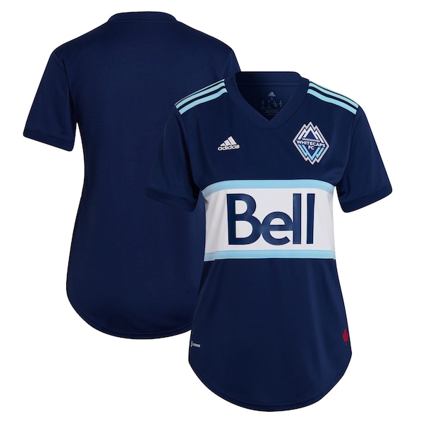 Vancouver Whitecaps FC adidas Women's 2022 The Hoop x This City Replica Blank Jersey - Blue