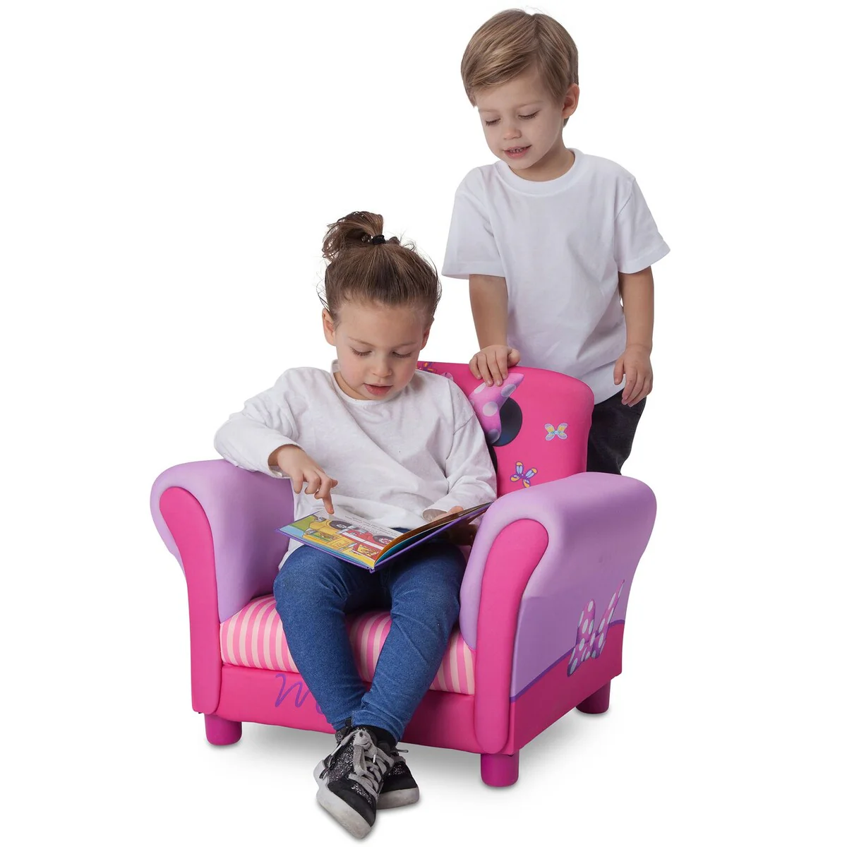 Minnie Mouse Upholstered Chair by Delta Children