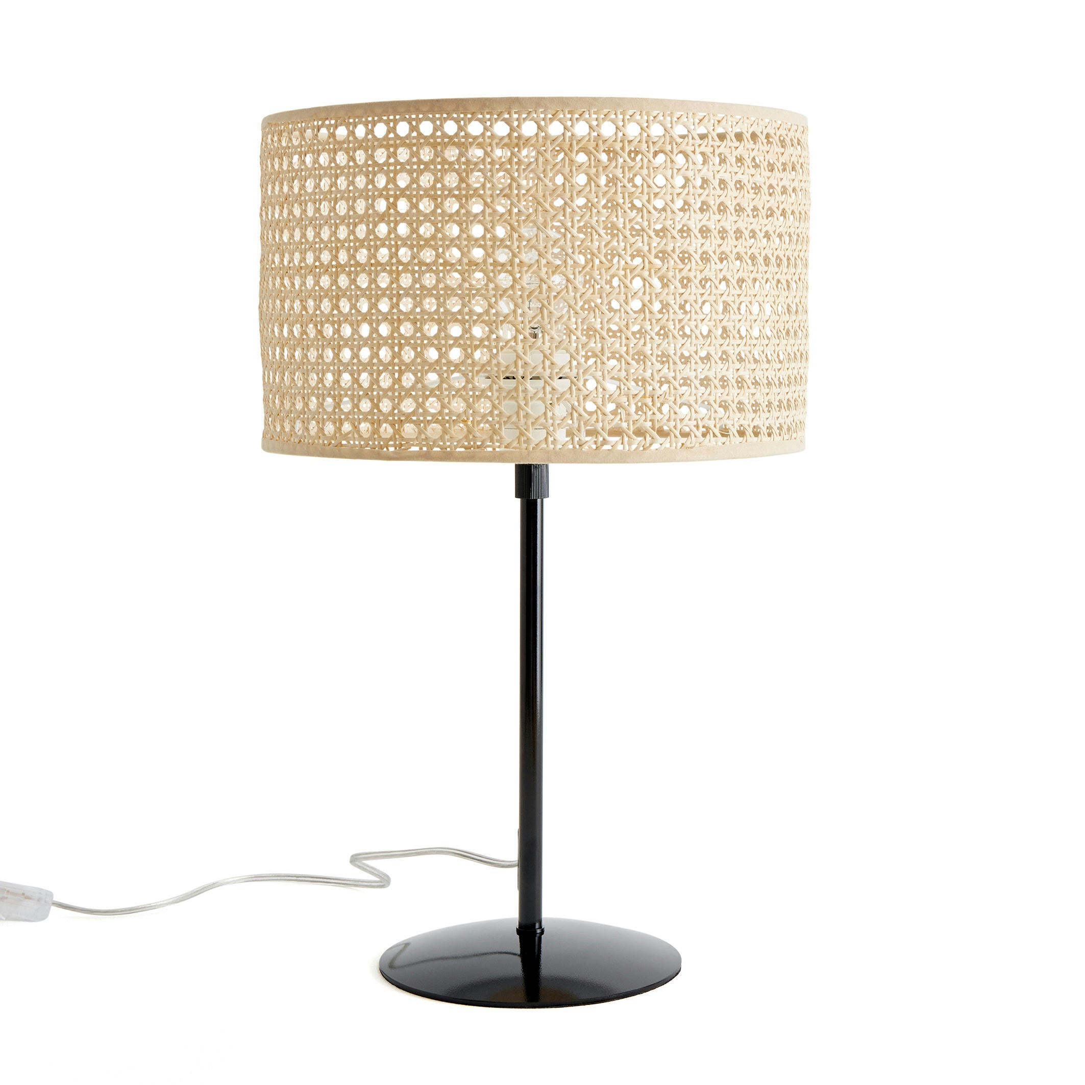 Suspension / Abat-jour en cannage Ø40 cm, Dolkie