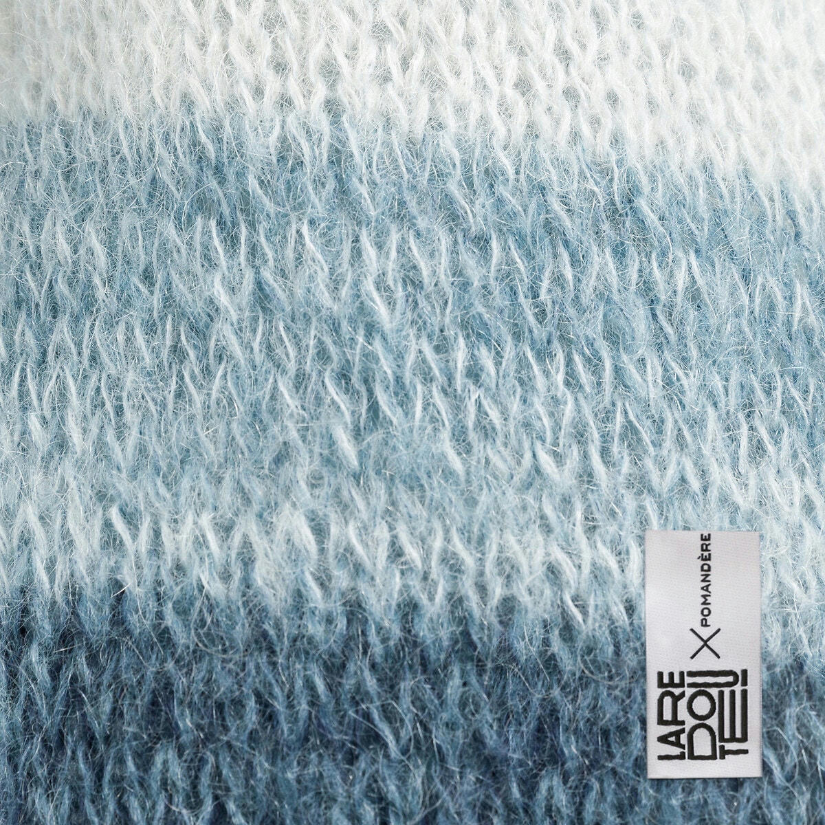 Écharpe effet dégradé en mohair mélangé