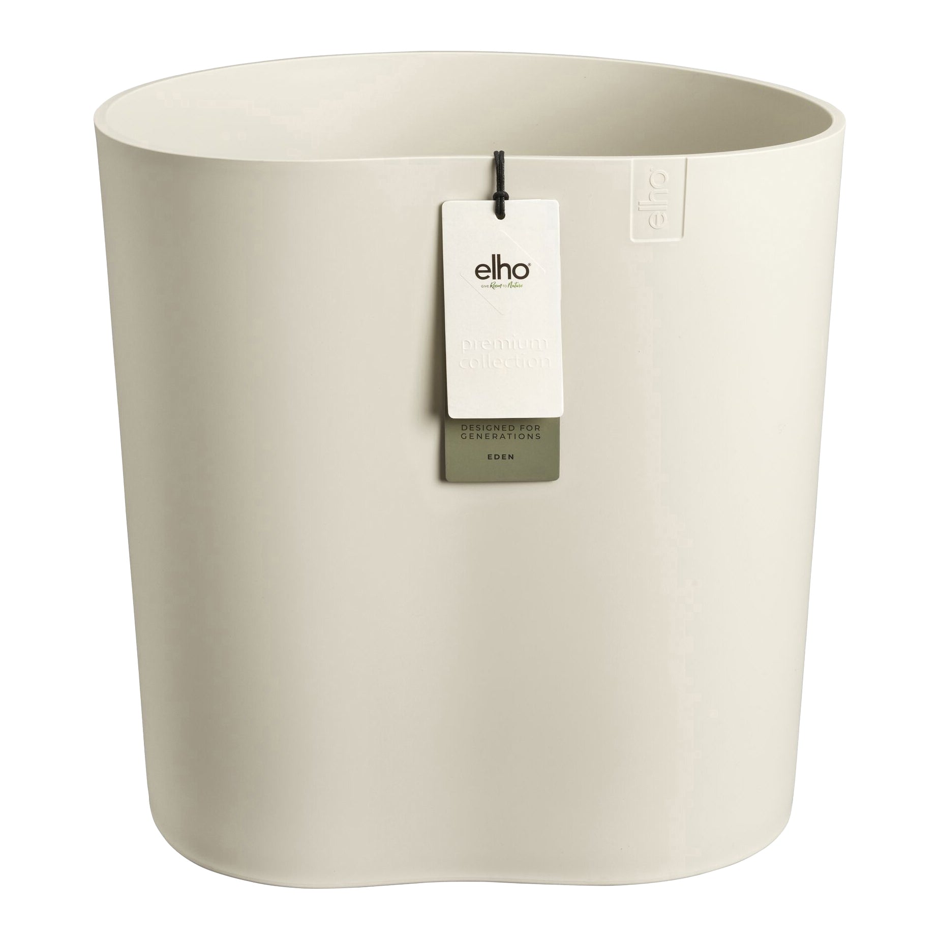 Elho Eden Aquacare Medium 40 - Linnen wit - L 42 x B x H 42 cm - Binne