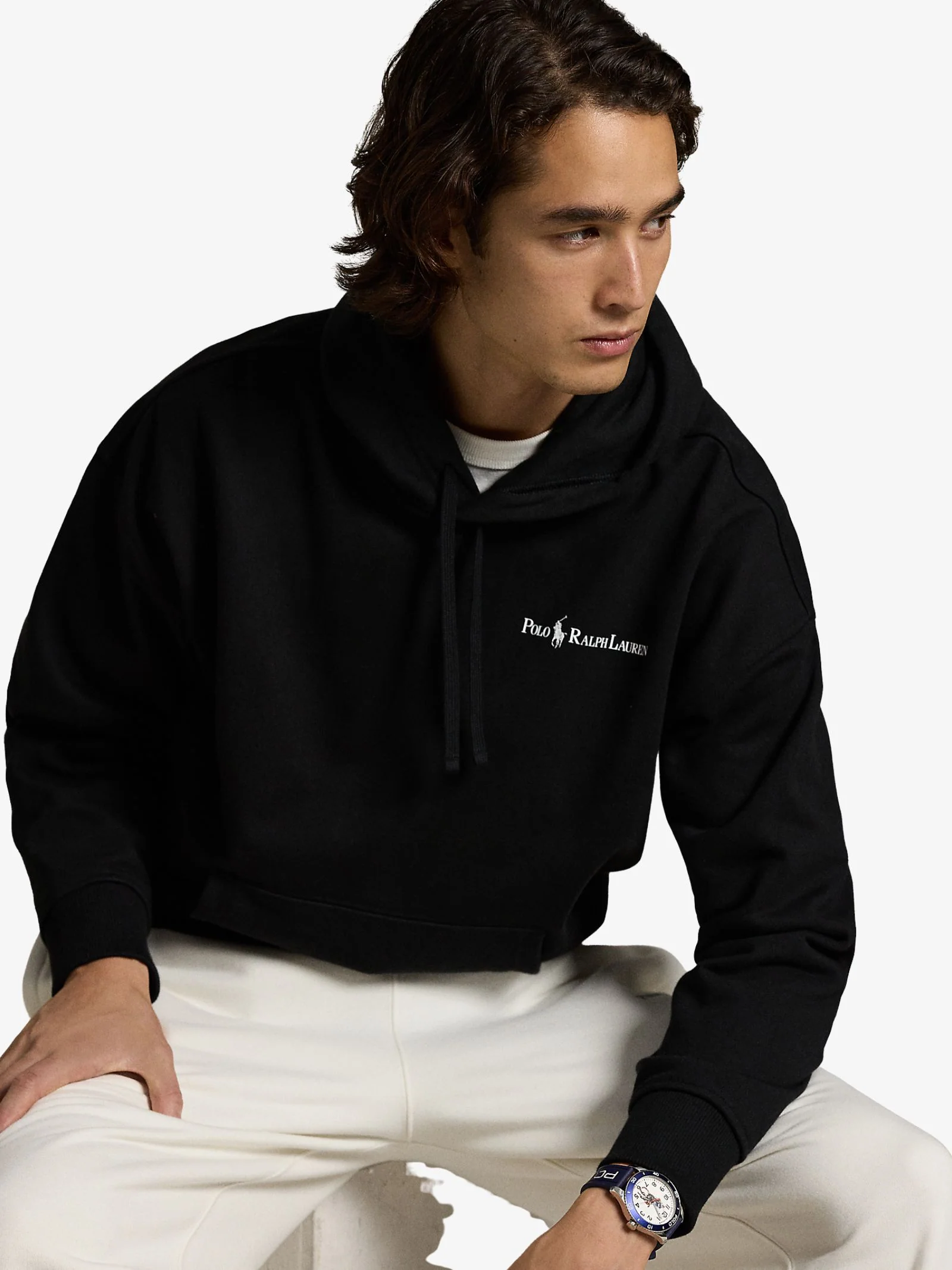 The Relaxed Fit Logo Fleece Hoodie