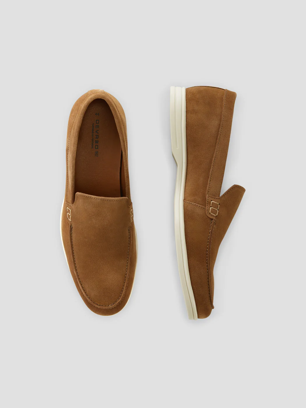 Mocassins en cuir suédé