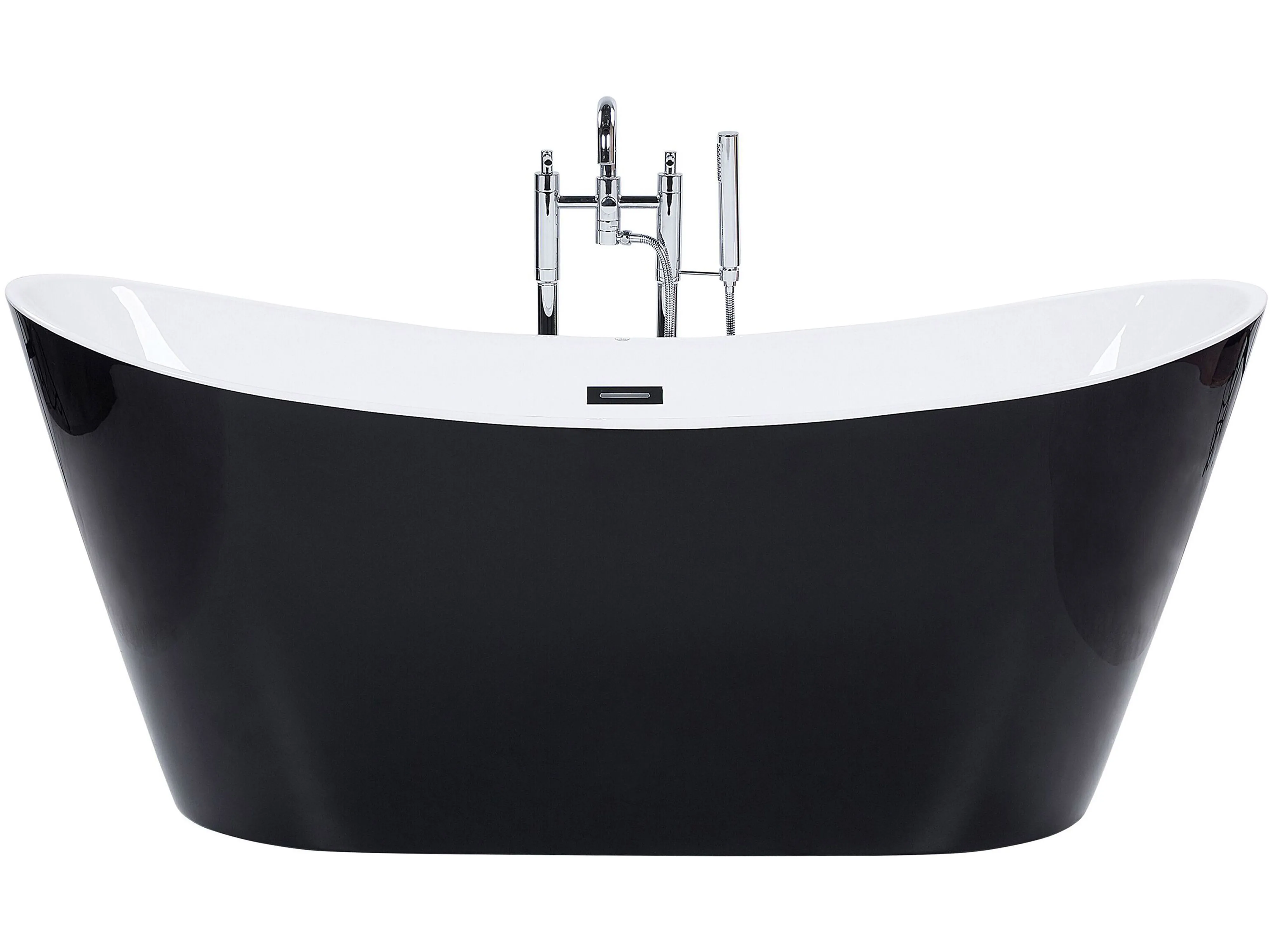 Freestanding Bathtub ANTIGUA 1500 x 750 mm Black