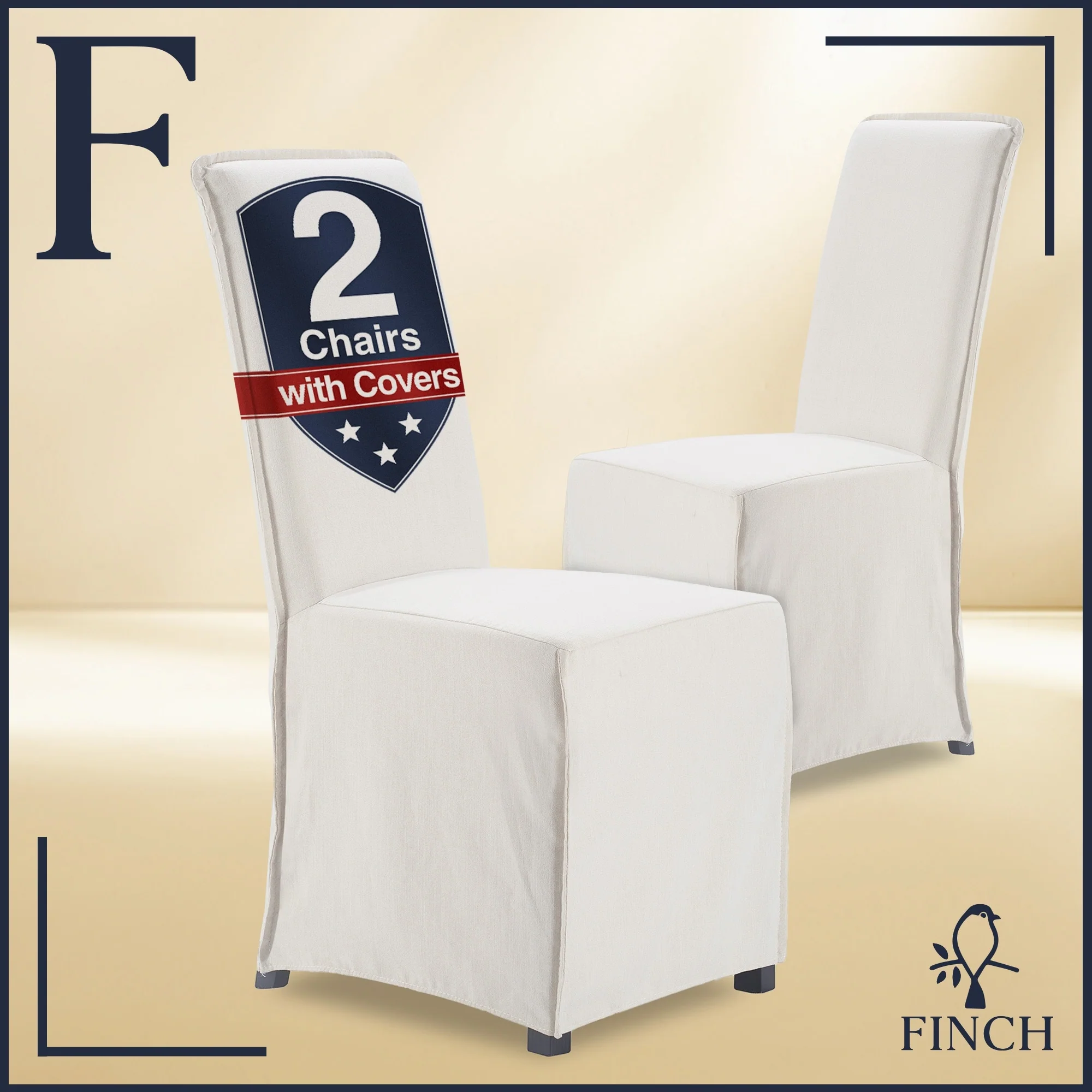 Finch Grayson Slipcover Dining Chair, Set of 2