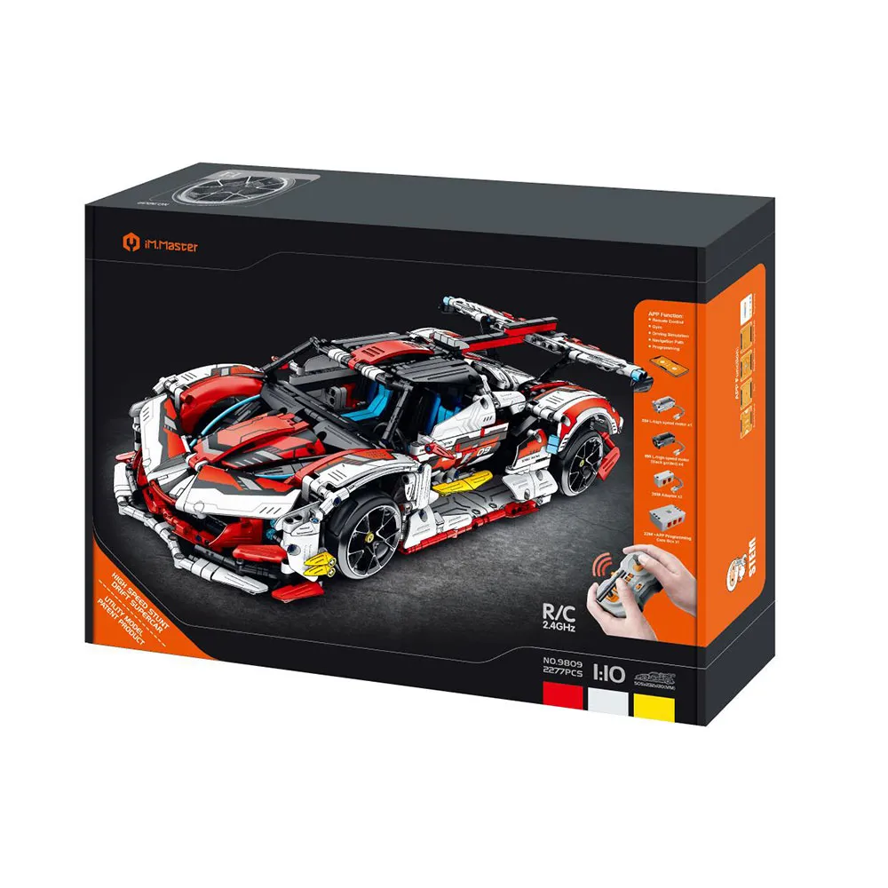 Immaster Apollo Radio Control Drift Sports Car construction game 2277 pieces