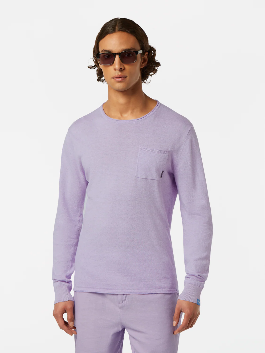 Linen-Blend Jumper