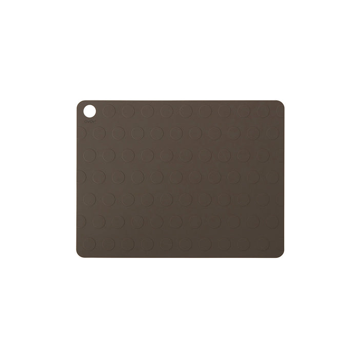 OYOY Tafelmat - Set van 2 Dotto - silicone