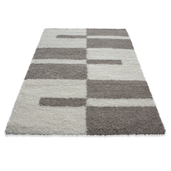 Dywan Shaggy Gala beżowo-kremowy 80 cm x 150 cm