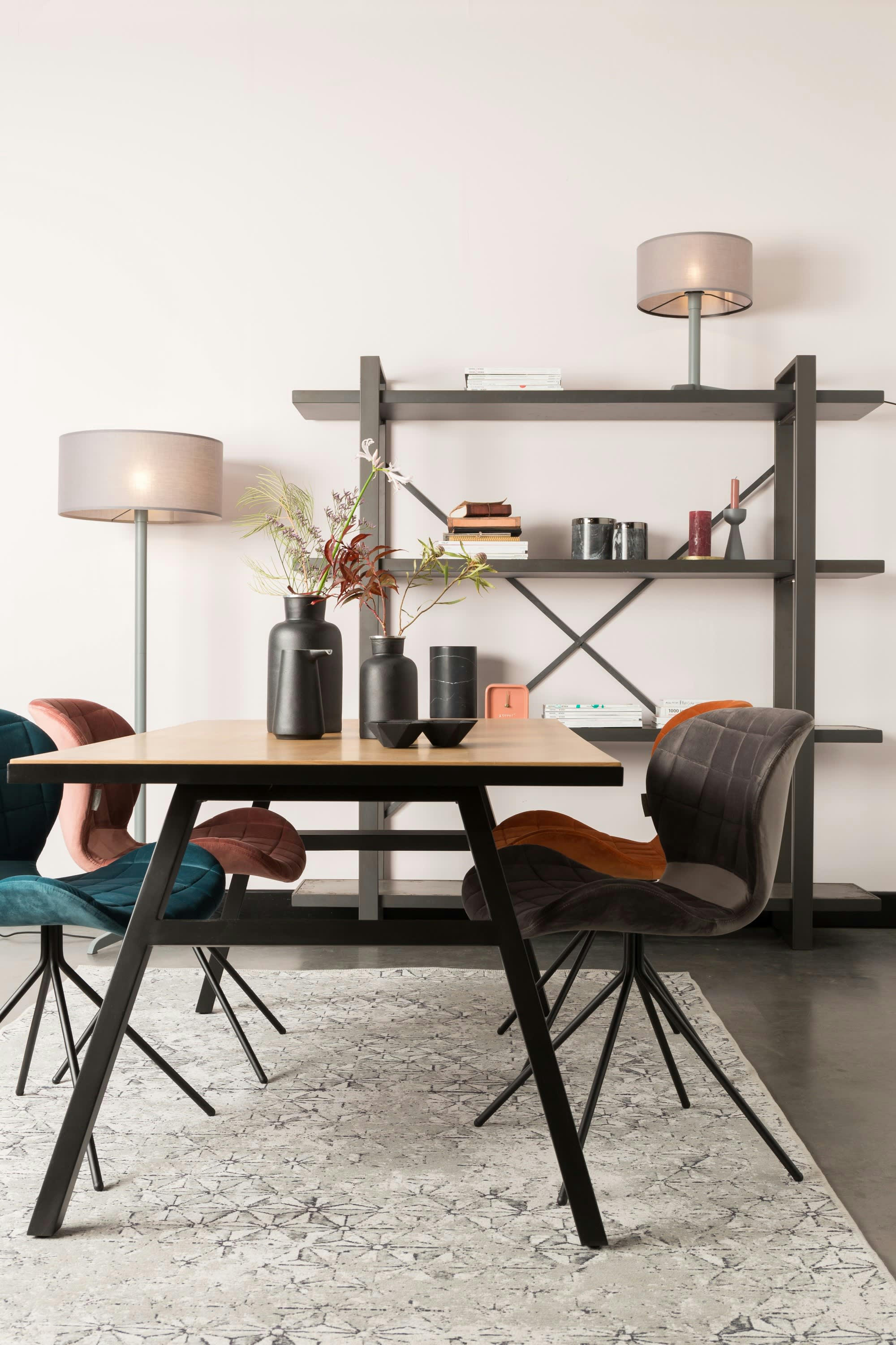 SETH - Table 180x90 en bois beige