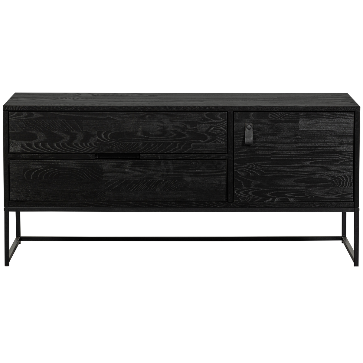 WOOOD tv-meubel Silas - Grenen - Blacknight - 55x120x44