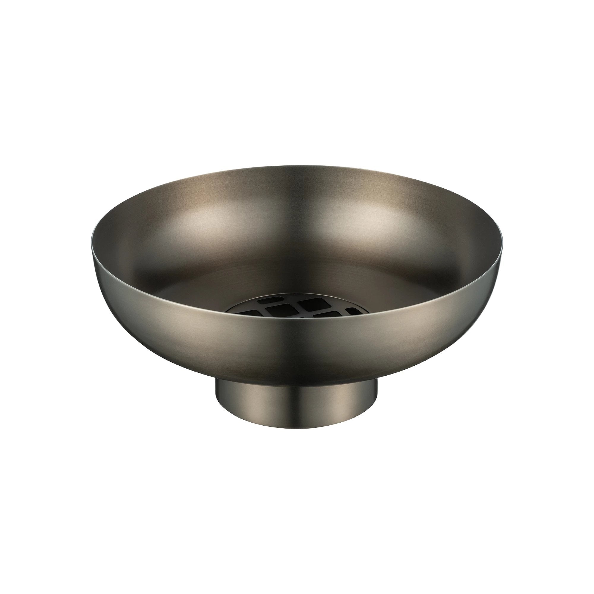 Miyabi Vaas Burned Metal Laag   Bruin   Staal