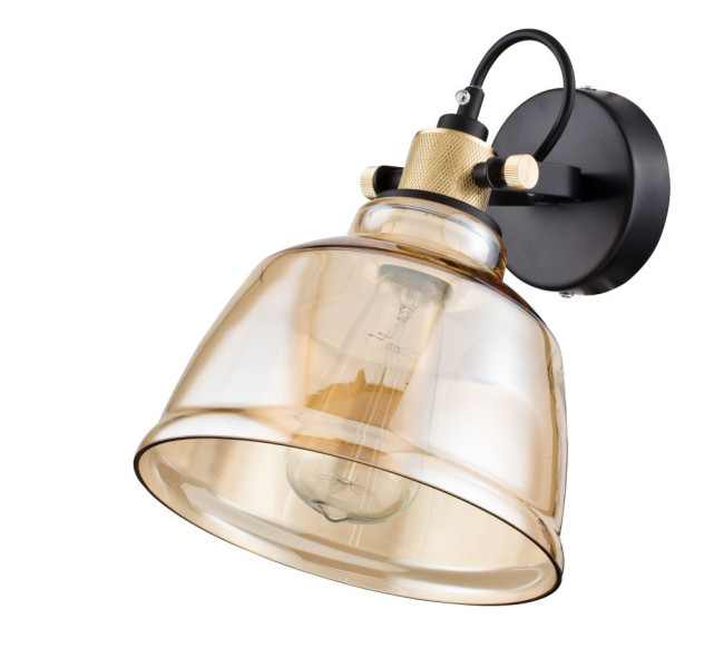 Kinkiet czarny IRVING 1xE27x40W wym:27x20x25cm IP20 Maytoni