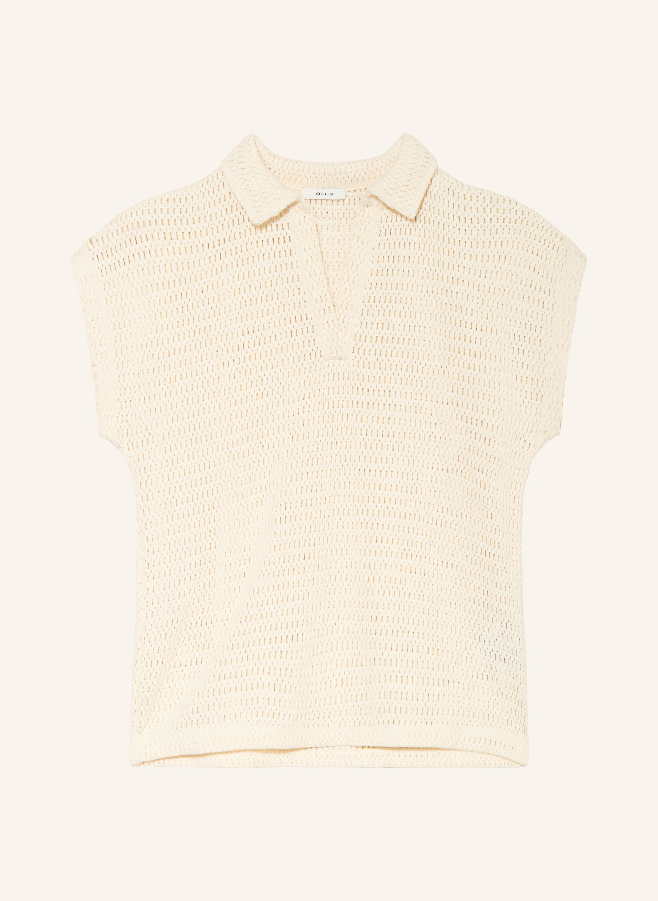 OPUS Häkel-Poloshirt SOMONA