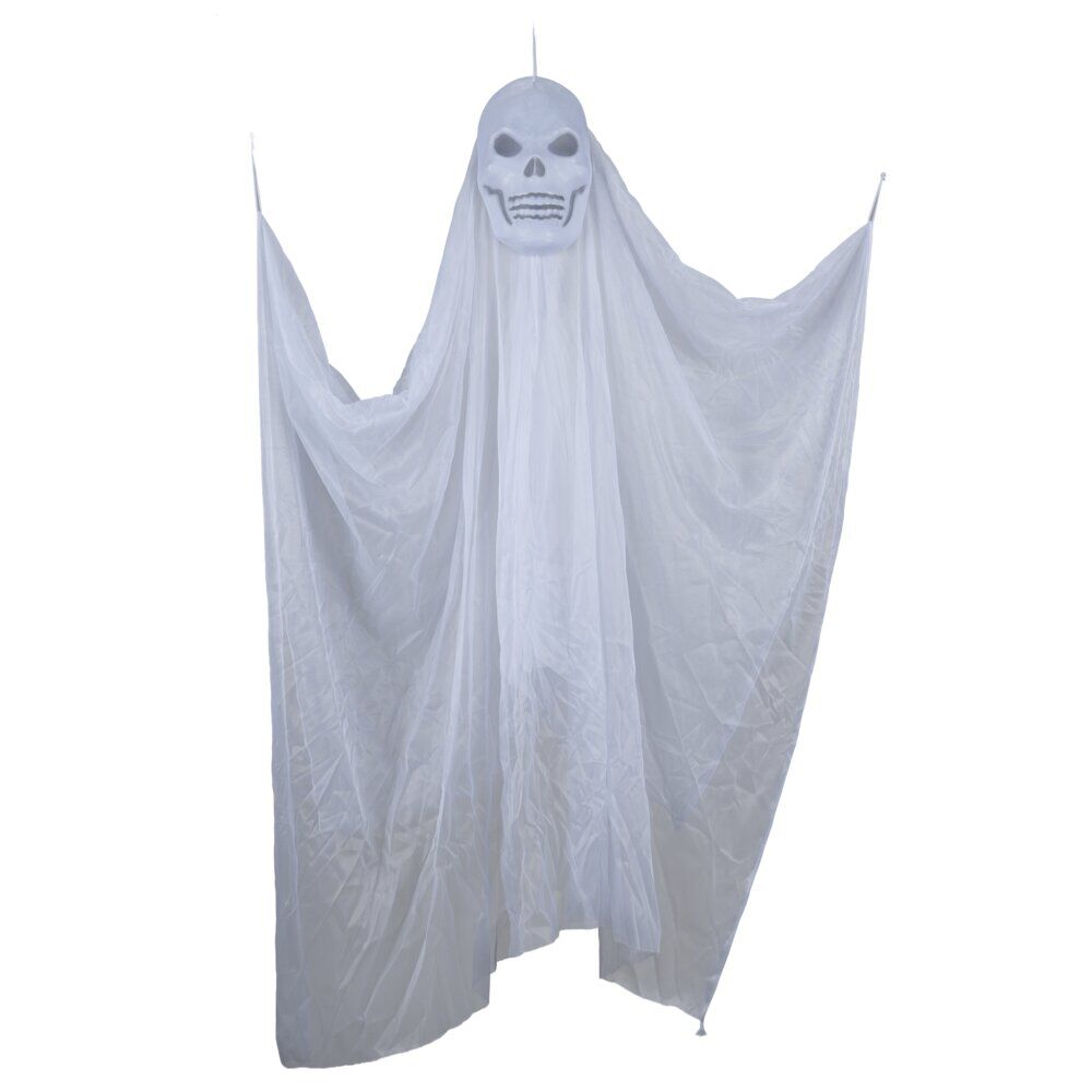 Fantôme Halloween à suspendre XXL 115x6xH165cm (2 modèles)