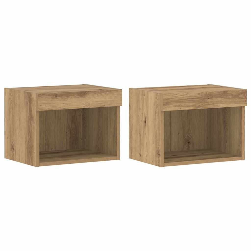 2x Szafka RTV Stolik Półka Szafka Pod Telewizor Do Salonu 40 x 30 x 30 cm
