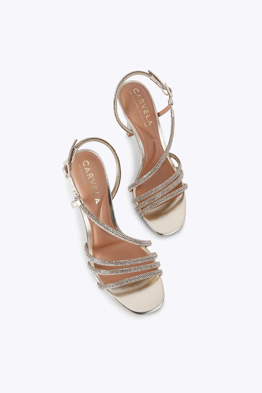 Carvela Paparazza Jewel Heel' Fabric Heels