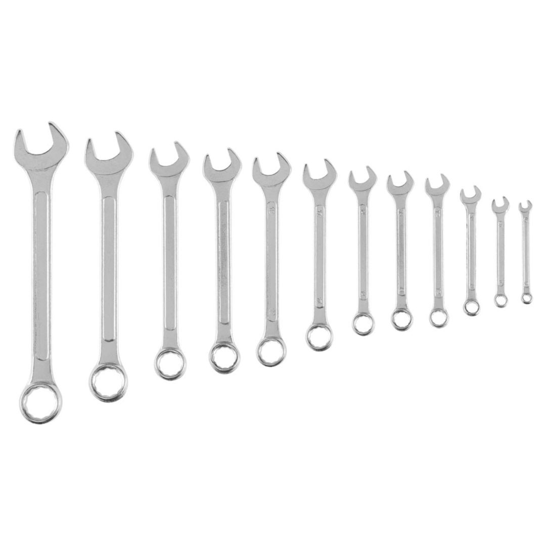 Klucze płasko-oczkowe 6-22mm 12el TOP TOOLS 35D357