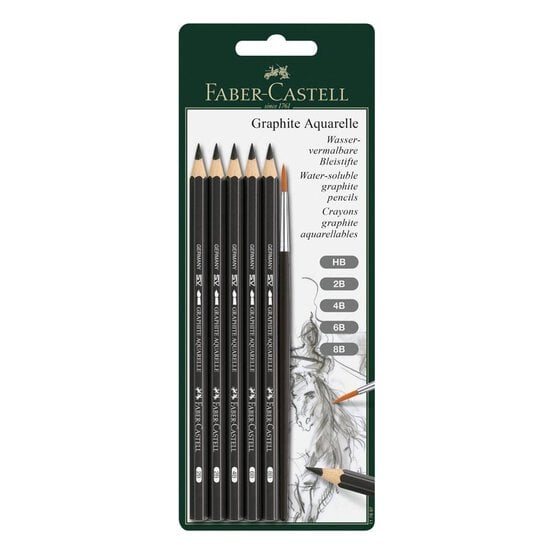 Faber-Castell Graphite Aquarelle Set 6 Pack