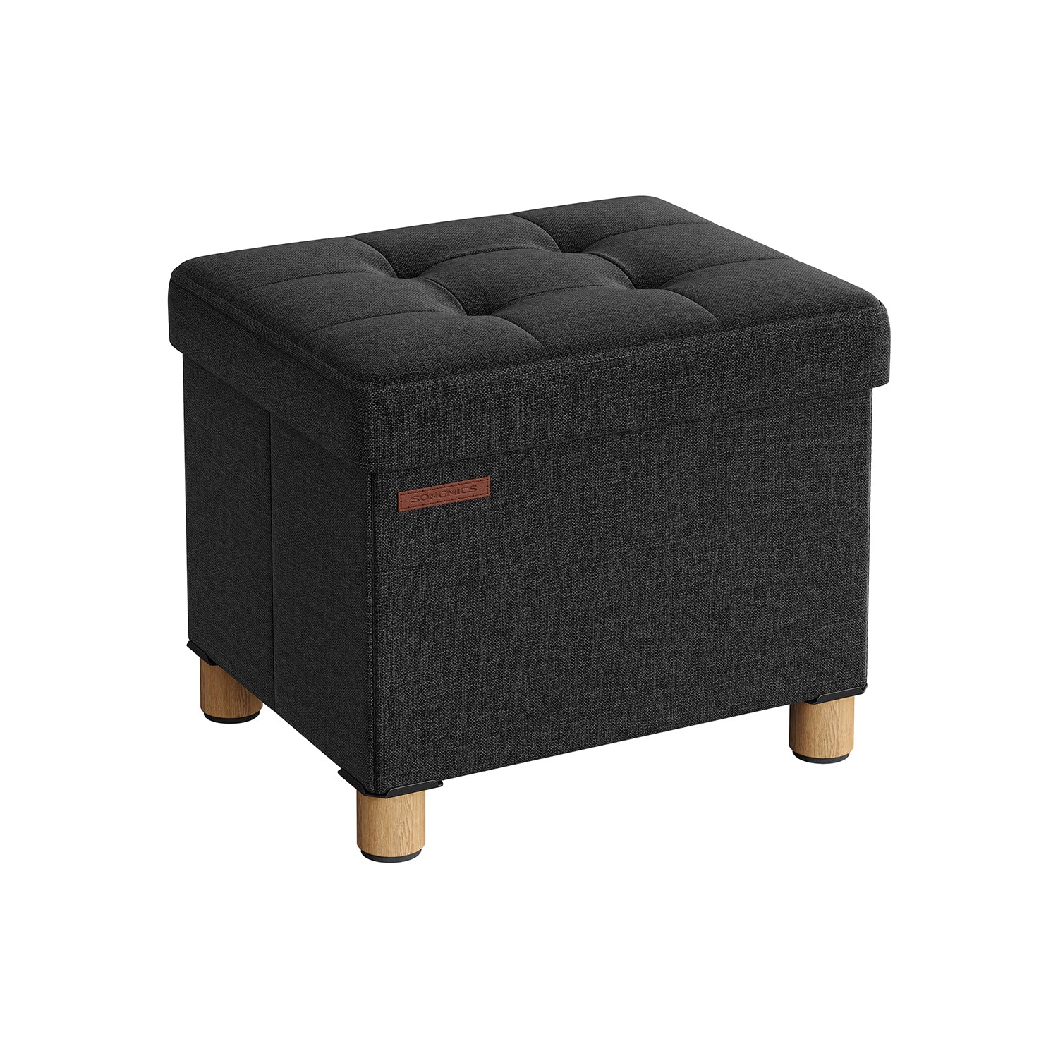 Pouf repose-pieds pliable