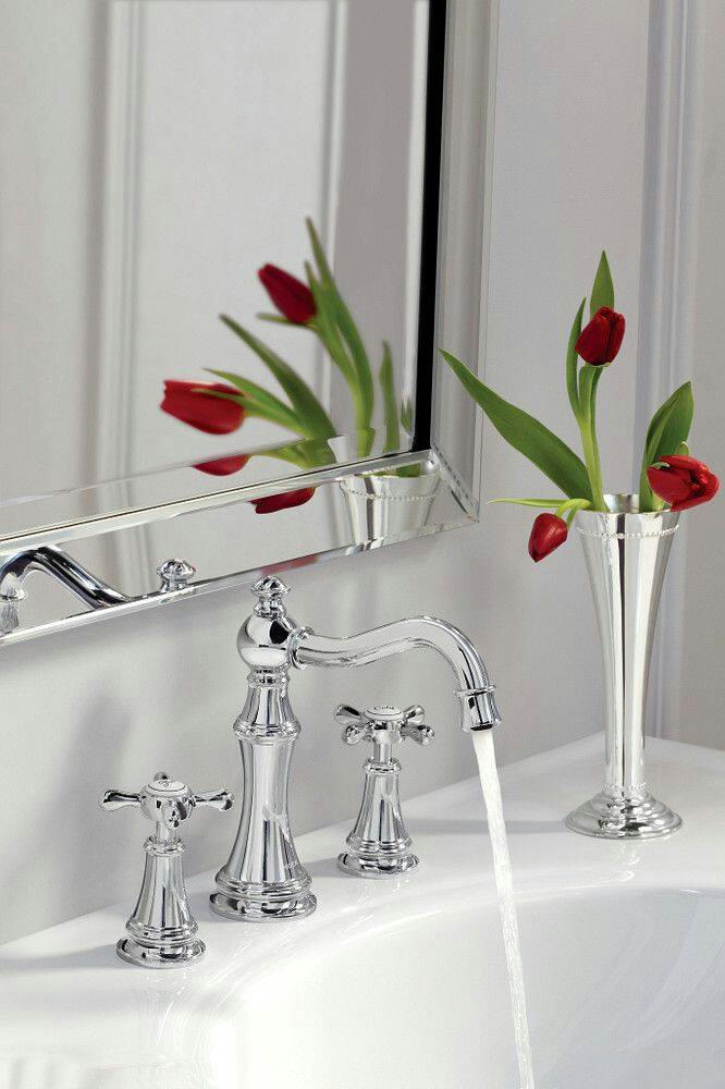 Moen Weymouth Two-Handle Bathroom Faucet Trim Kit (Valve Required), Chrome