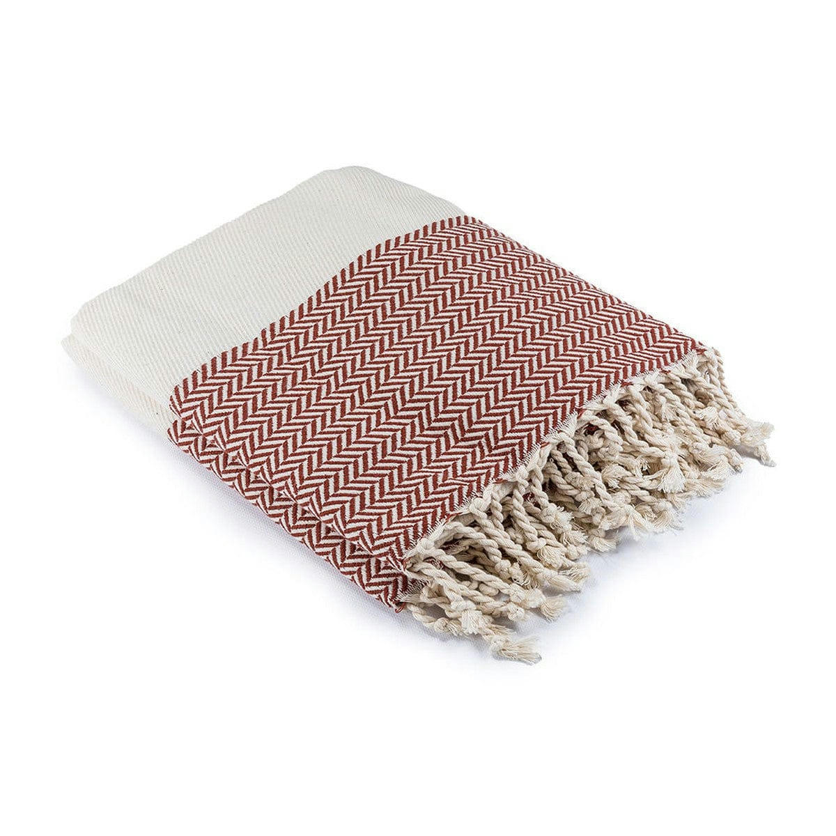 LIV - Plaid coton  160x250 tomette