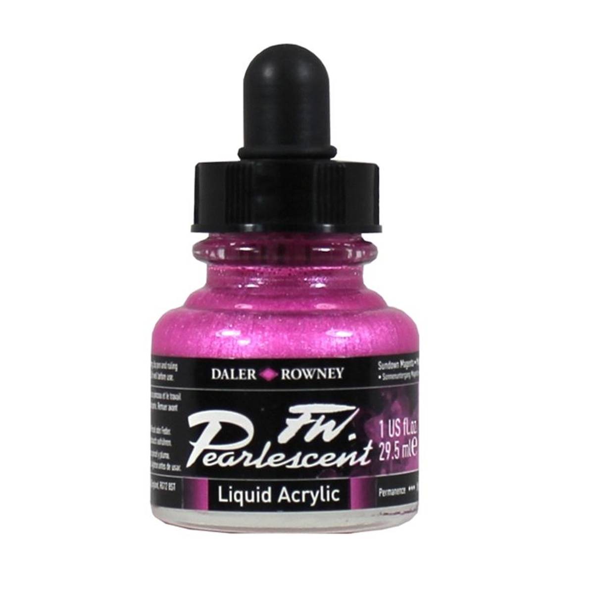 Daler-Rowney Sundown Magenta FW Pearlescent Liquid Acrylic 29.5ml