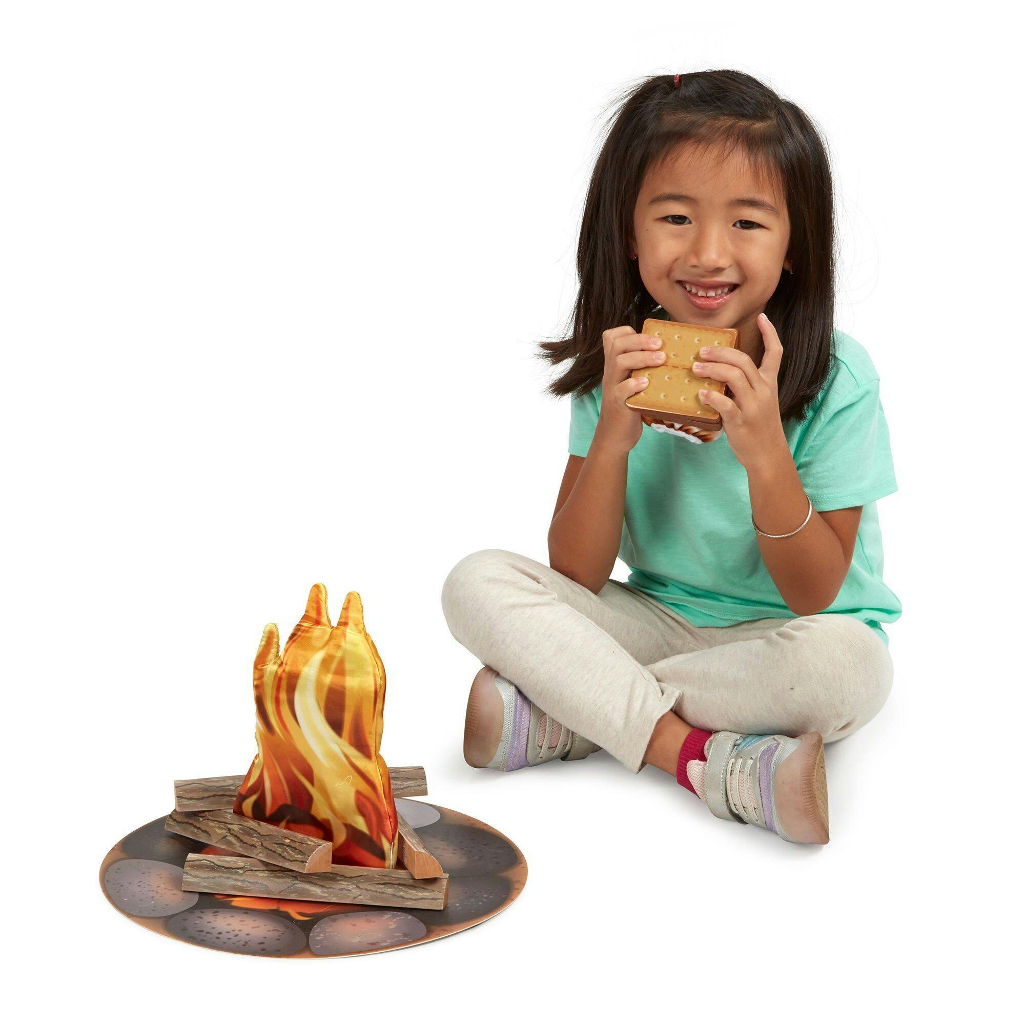 Melissa & Doug Let's Explore Smores Campfire Play Set, 23-pc