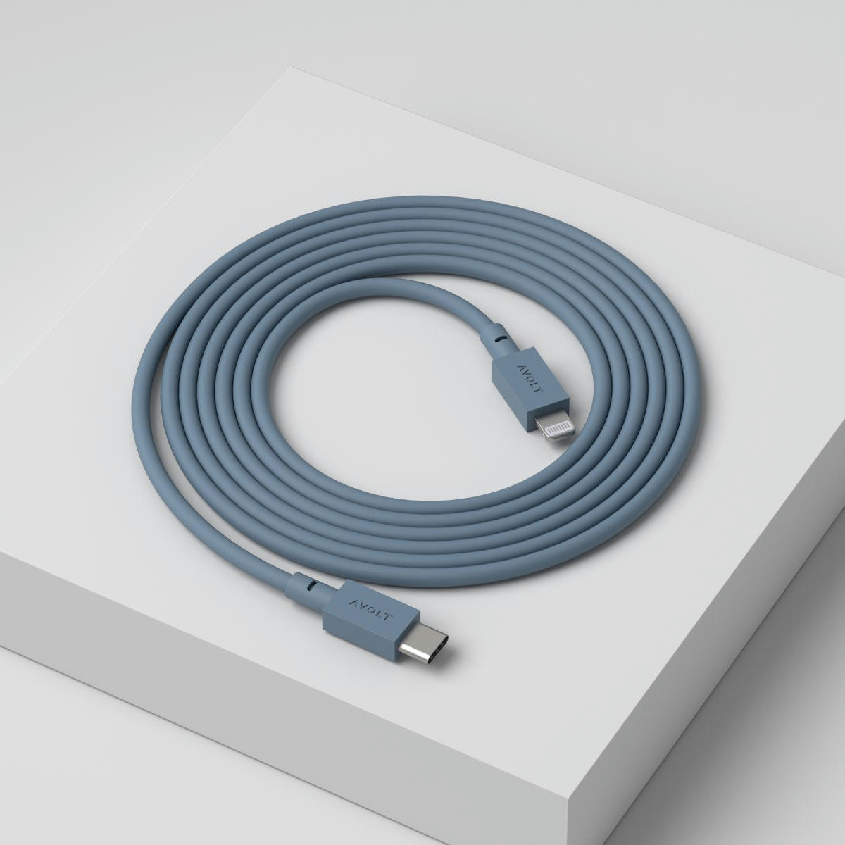 - Cable Iphone Cable 1 USB-c vers Lightning, 2mm Shark Blue