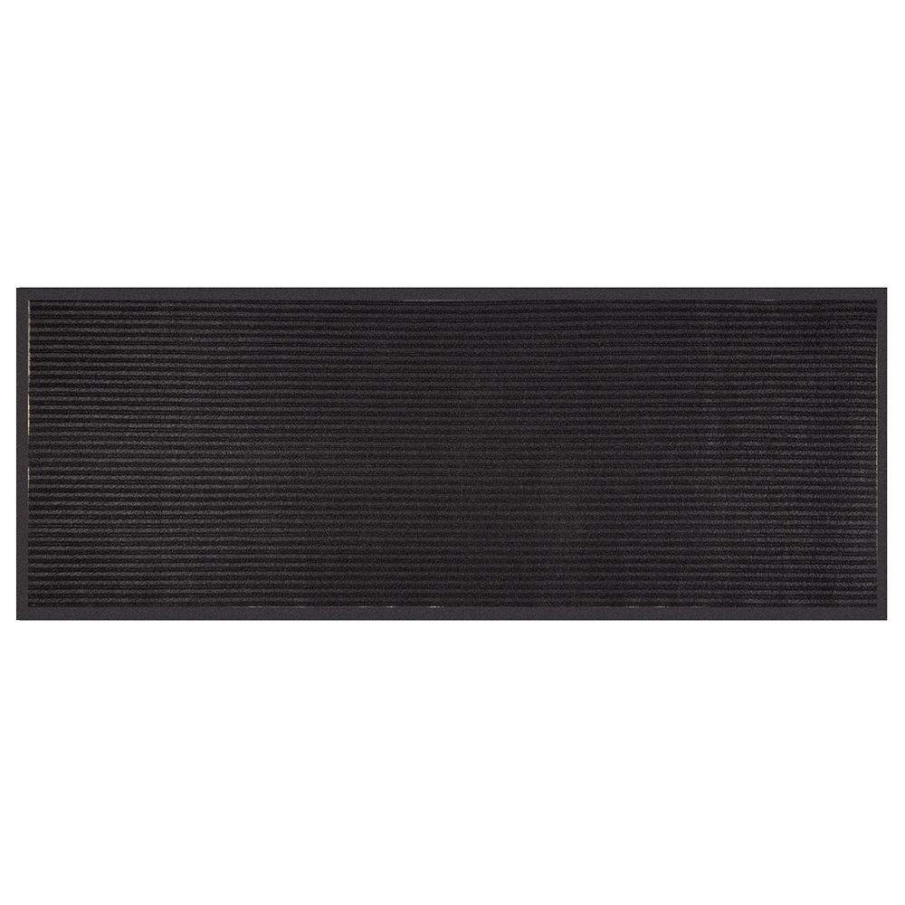 Tapis antipoussière antidérapant noir 160x60cm