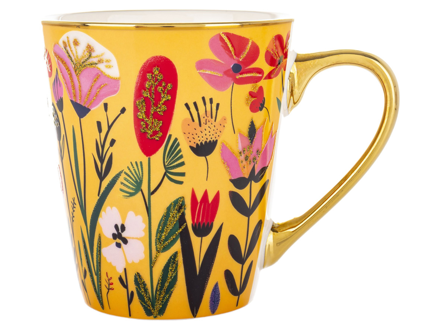 Kubek porcelanowy Flower Yellow 300 ml