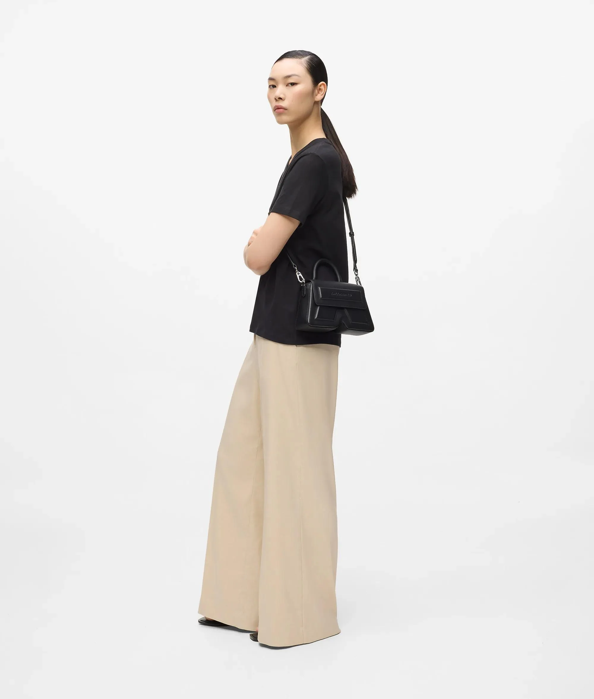 Sac Ikon K avec anse supérieure en cuir