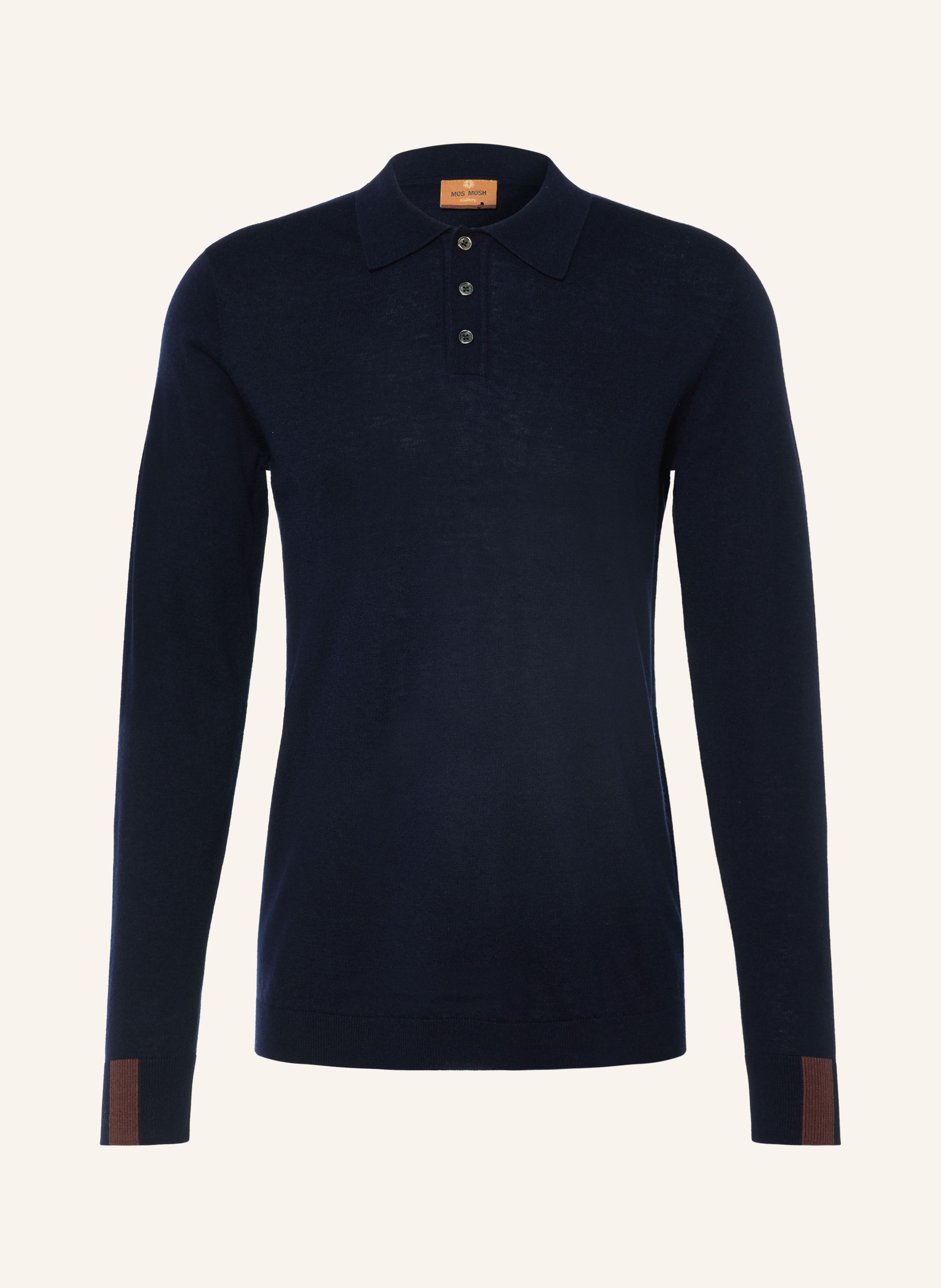 MOS MOSH Gallery Strick-Poloshirt MMGADAM