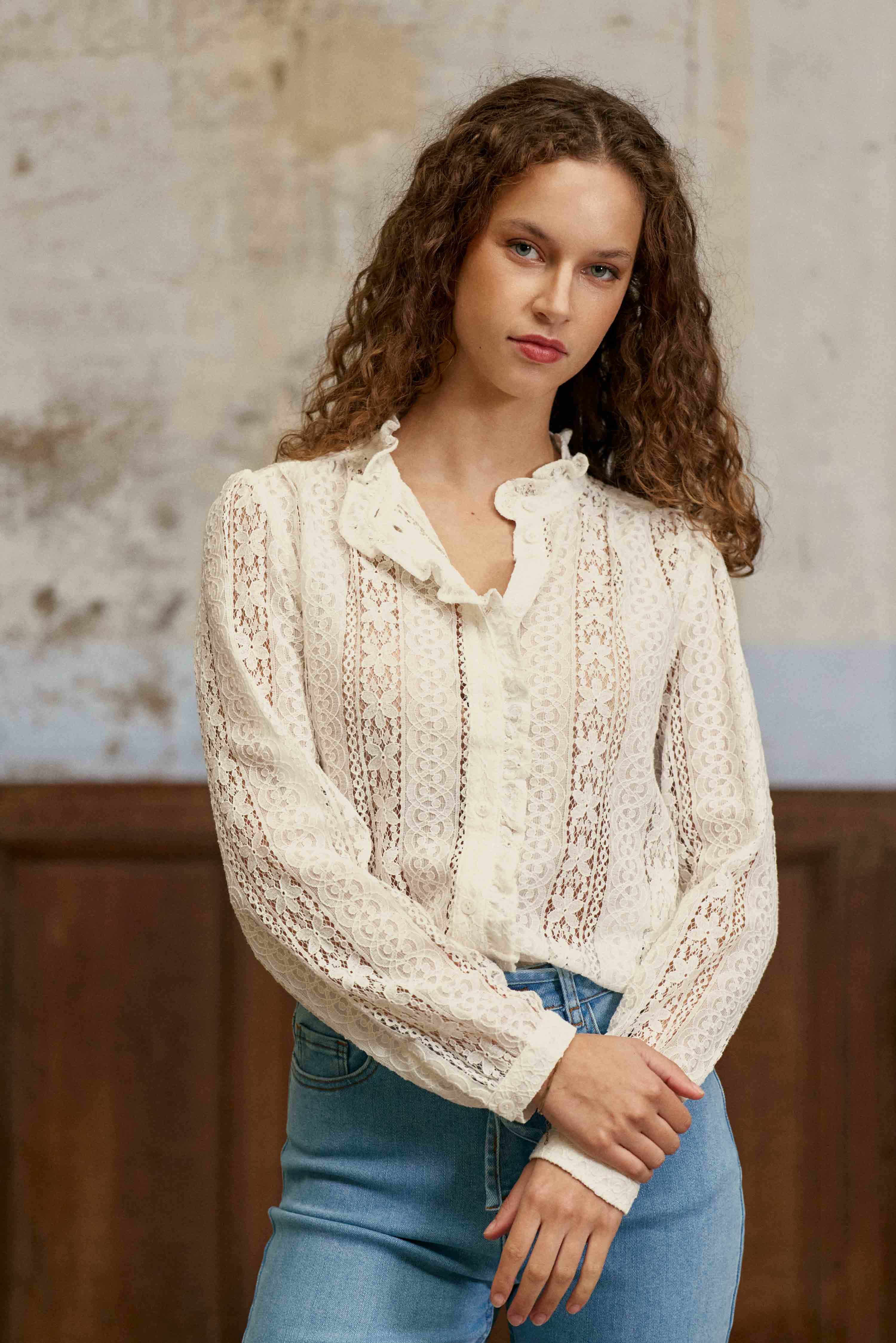 Besma - Blouse en dentelle