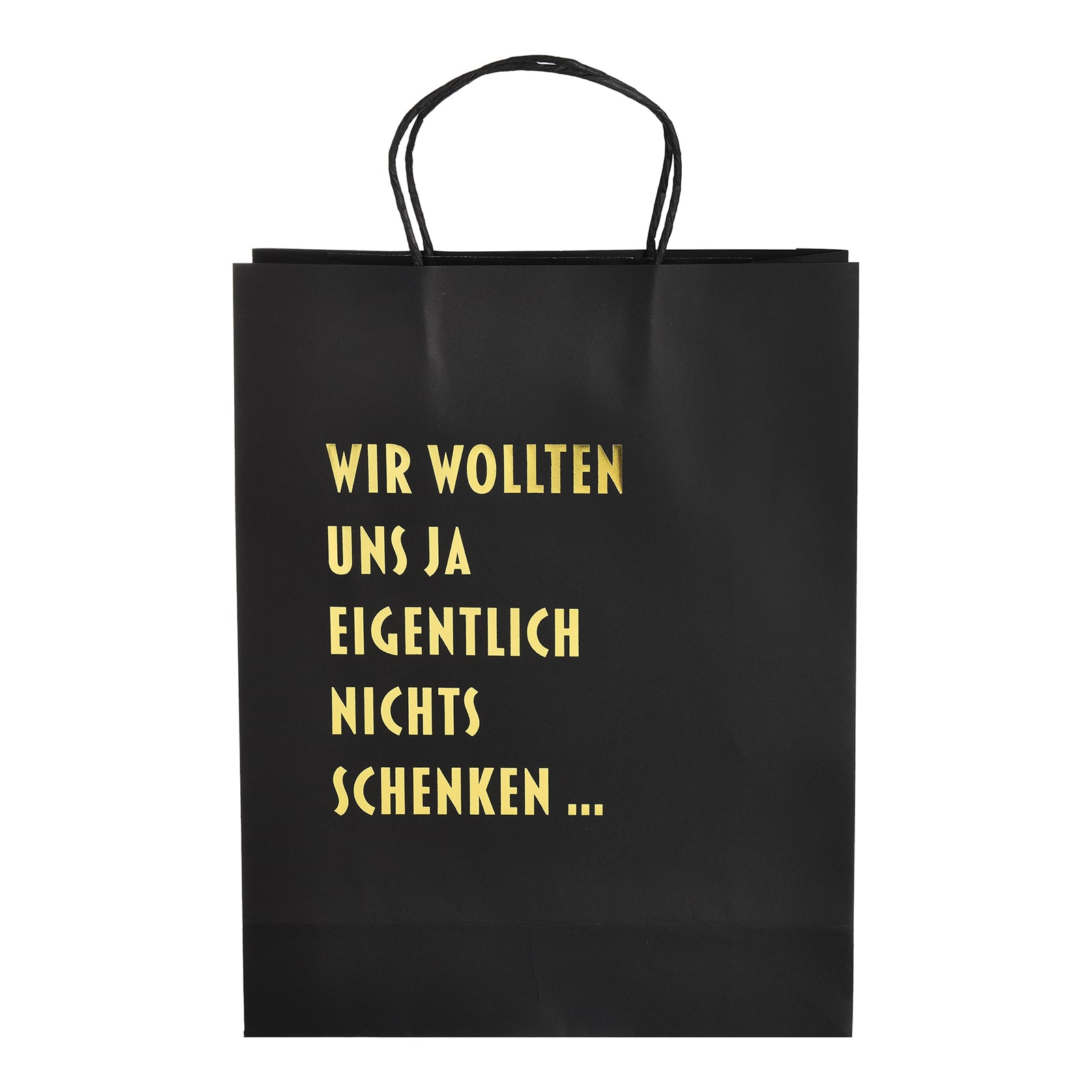 Geschenktüte Simple Schwarz,B 270 x H 350 x T 220 mm
