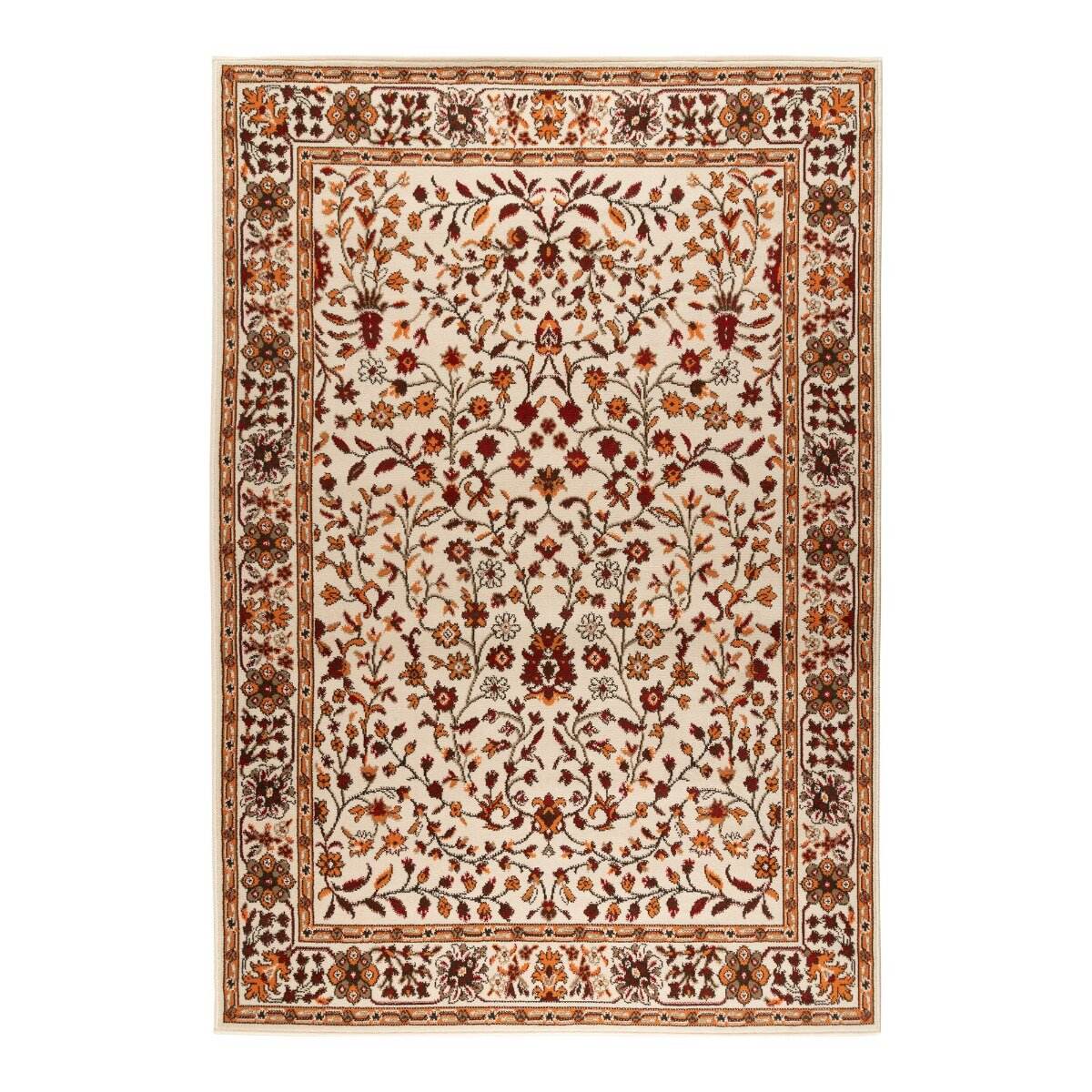 Interieur05 Vintage Vloerkleed Nazly Creme/Oranje